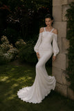 Load image into Gallery viewer, Ivory Elegant Floor Length Dress, Modern Formal Gown for Gala and Reception