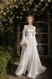 Load image into Gallery viewer, Ivory Long Formal Gown, Elegant Statement Evening Dress for Special Events