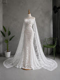 Load image into Gallery viewer, Elegant Custom Wedding Dress with Timeless Silhouette for Bridal Events