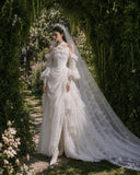 Load image into Gallery viewer, Ivory Classic Bridal Gown with Full-Length Silhouette, Wedding Dress for Bridal Portraits