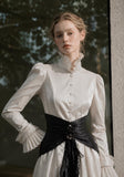 Load image into Gallery viewer, Black and Ivory Two Tone Bridal Gown, Statement Wedding Dress for Formal Ceremony