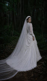 Load image into Gallery viewer, Ivory Elegant Bridal Gown with Formal Bridal Look, Wedding Dress for Bridal Portraits