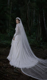 Load image into Gallery viewer, Ivory Elegant Bridal Gown with Formal Bridal Look, Wedding Dress for Bridal Portraits