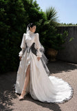 Load image into Gallery viewer, Ivory Refined Bridal Gown with Formal Bridal Look, Wedding Dress for Bridal Portraits