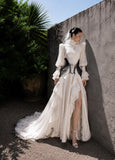 Load image into Gallery viewer, Ivory Refined Bridal Gown with Formal Bridal Look, Wedding Dress for Bridal Portraits