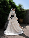 Load image into Gallery viewer, Ivory Refined Bridal Gown with Formal Bridal Look, Wedding Dress for Bridal Portraits