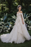 Load image into Gallery viewer, Ivory Graceful Bridal Gown with Formal Bridal Look, Wedding Dress for Bridal Portraits