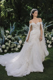 Load image into Gallery viewer, Ivory Graceful Bridal Gown with Formal Bridal Look, Wedding Dress for Bridal Portraits