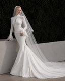 Load image into Gallery viewer, Ivory Graceful Bridal Gown with Statement Skirt, Wedding Dress for Bridal Portraits