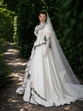 Load image into Gallery viewer, Ivory Romantic Bridal Gown with Ceremony Style, Wedding Dress for Bridal Portraits