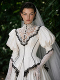 Load image into Gallery viewer, Ivory Romantic Bridal Gown with Ceremony Style, Wedding Dress for Bridal Portraits