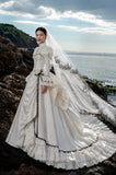 Load image into Gallery viewer, Ivory Refined Bridal Gown with Ceremony Style, Wedding Dress for Bridal Portraits