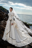 Load image into Gallery viewer, Ivory Refined Bridal Gown with Ceremony Style, Wedding Dress for Bridal Portraits
