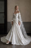 Load image into Gallery viewer, Ivory Classic Bridal Gown with Ceremony Style, Wedding Dress for Bridal Portraits
