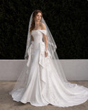Load image into Gallery viewer, Ivory Classic Bridal Gown with Full-Length Silhouette, Wedding Dress for Wedding Reception