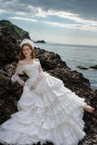Load image into Gallery viewer, Ivory Graceful Bridal Gown with Formal Bridal Look, Wedding Dress for Wedding Reception