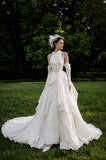 Load image into Gallery viewer, Ivory Romantic Bridal Gown with Ceremony Style, Wedding Dress for Wedding Reception