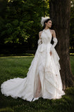Load image into Gallery viewer, Ivory Romantic Bridal Gown with Ceremony Style, Wedding Dress for Wedding Reception