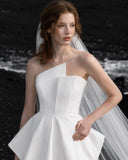 Load image into Gallery viewer, Ivory Refined Bridal Gown with Ceremony Style, Wedding Dress for Wedding Reception