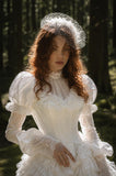 Load image into Gallery viewer, Ivory Refined Bridal Gown with Flowing Train, Wedding Dress for Elegant Celebration