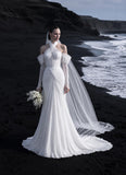 Load image into Gallery viewer, Ivory Classic Bridal Gown with Ceremony Style, Wedding Dress for Elegant Celebration