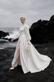 Load image into Gallery viewer, Ivory Elegant Bridal Gown with Formal Bridal Look, Wedding Dress for Formal Ceremony