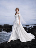 Load image into Gallery viewer, Ivory Graceful Bridal Gown with Formal Bridal Look, Wedding Dress for Formal Ceremony