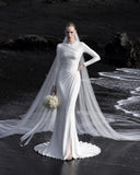 Load image into Gallery viewer, Ivory Statement Bridal Gown with Formal Bridal Look, Wedding Dress for Formal Ceremony