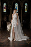 Load image into Gallery viewer, Ivory Romantic Bridal Gown with Ceremony Style, Wedding Dress for Formal Ceremony