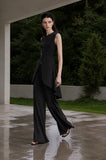 Load image into Gallery viewer, Black Formal Evening Dress with Refined Full Length Silhouette for Reception and Gala