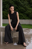Load image into Gallery viewer, Black Formal Evening Dress with Refined Full Length Silhouette for Reception and Gala