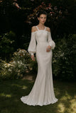 Load image into Gallery viewer, Ivory Elegant Floor Length Dress, Modern Formal Gown for Gala and Reception