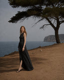 Load image into Gallery viewer, Black Floor Length Formal Gown, Elegant Long Evening Dress for Gala and Special Occasion