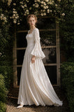 Load image into Gallery viewer, Ivory Long Formal Gown, Elegant Statement Evening Dress for Special Events