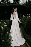 Load image into Gallery viewer, Ivory Floor Length Formal Gown, Elegant Long Evening Dress for Gala and Special Occasion