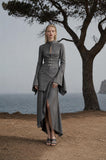 Load image into Gallery viewer, Silver Gray Sculptural Suit, Statement Formal Outfit for Gala and Special Event