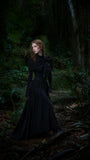 Load image into Gallery viewer, Black Long Formal Gown, Elegant Statement Evening Dress for Special Events