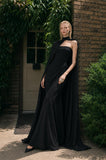 Load image into Gallery viewer, Black Elegant Floor Length Dress, Modern Formal Gown for Gala and Reception