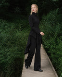 Load image into Gallery viewer, Black Formal Evening Dress with Refined Full Length Silhouette for Reception and Gala