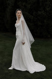 Load image into Gallery viewer, White Long Formal Gown, Elegant Statement Evening Dress for Special Events
