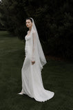 Load image into Gallery viewer, White Long Formal Gown, Elegant Statement Evening Dress for Special Events