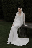 Load image into Gallery viewer, White Long Formal Gown, Elegant Statement Evening Dress for Special Events