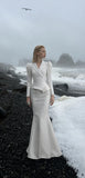 Load image into Gallery viewer, White Floor Length Formal Gown, Elegant Long Evening Dress for Gala and Special Occasion
