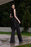 Load image into Gallery viewer, Black Formal Evening Dress with Refined Full Length Silhouette for Reception and Gala