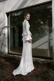 Load image into Gallery viewer, White Tailored Pantsuit for Women, Formal Evening Suit and Modern Wedding Guest Outfit