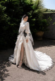 Load image into Gallery viewer, Ivory Refined Bridal Gown with Formal Bridal Look, Wedding Dress for Bridal Portraits