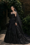 Load image into Gallery viewer, Ivory Statement Bridal Gown with Formal Bridal Look, Wedding Dress for Bridal Portraits