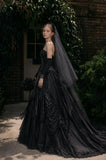 Load image into Gallery viewer, Ivory Statement Bridal Gown with Formal Bridal Look, Wedding Dress for Bridal Portraits
