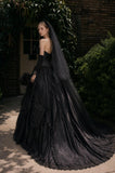 Load image into Gallery viewer, Ivory Statement Bridal Gown with Formal Bridal Look, Wedding Dress for Bridal Portraits
