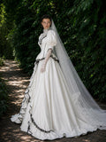 Load image into Gallery viewer, Ivory Romantic Bridal Gown with Ceremony Style, Wedding Dress for Bridal Portraits